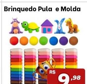 Brinquedo Pula e Molda