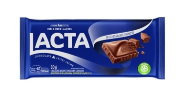 CHOC LACTA AO LEITE 90 GR