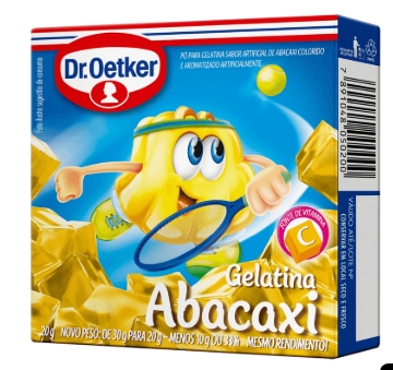 GELATINA OETKER ABACAXI 20 GR